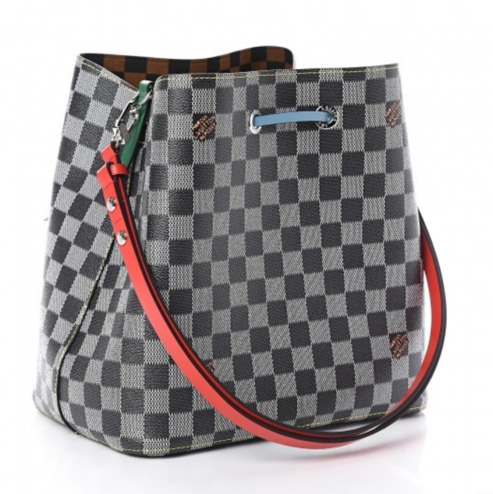 ❌️SOLD❌️Authentic Louis Vuitton Damier Black-White NoeNoe MM - Picture 2 of 6